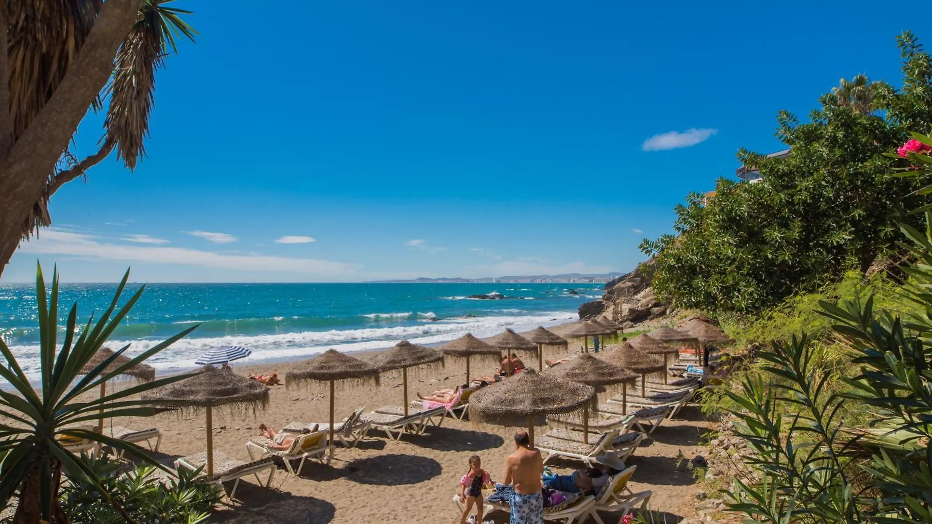 Benalmadena Vista Al Marparking Piscina Apartman Spanyolország